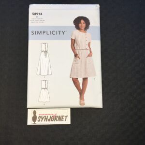 Simplicity 8914 kjole mønster