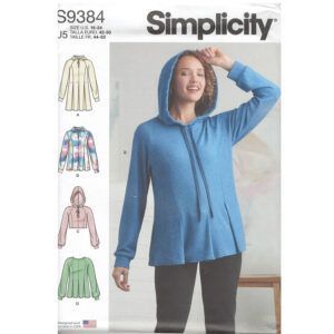 Simplicity 9384 trøje eller bluse