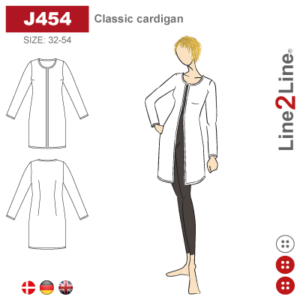 Line2Line-j454-Klassisk cardigan.