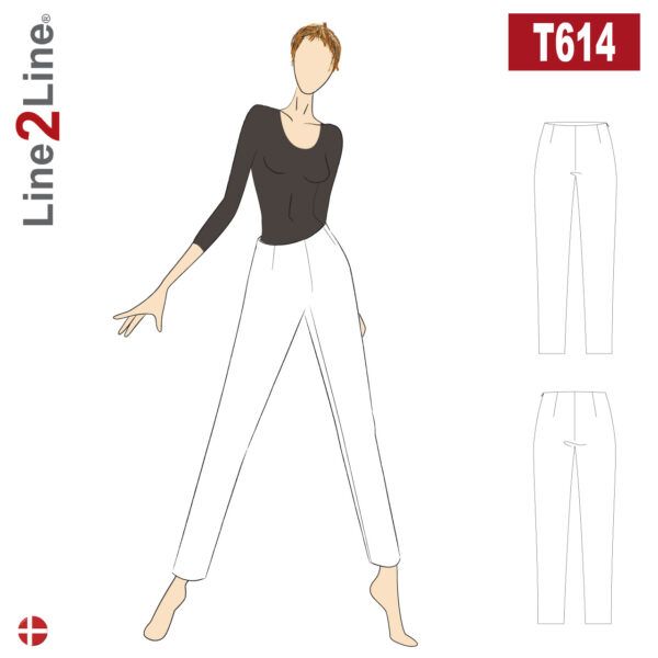 Line2Line-T614-Klassisk buks med belægning.