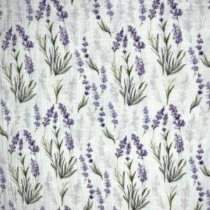 bomuld fast vævet lavendler blomster planter hvid baggrund