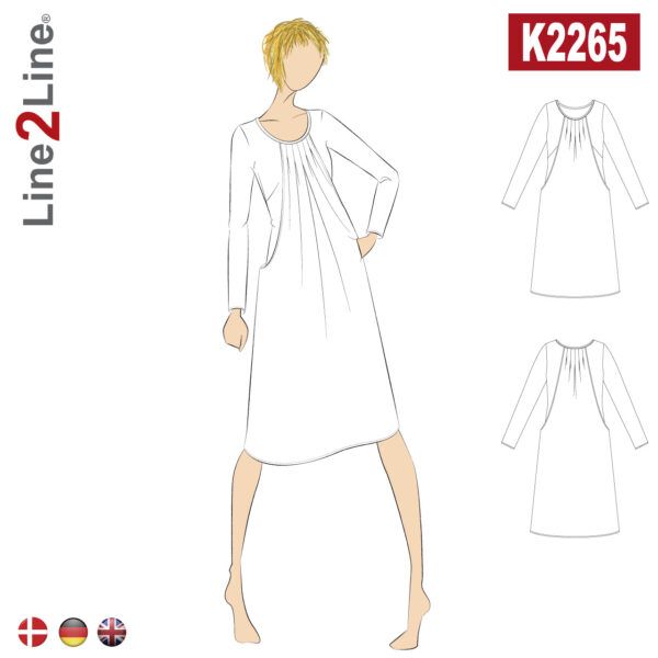 Line2Line-K2265-Dobbeltkjole med wienerlæg - fast