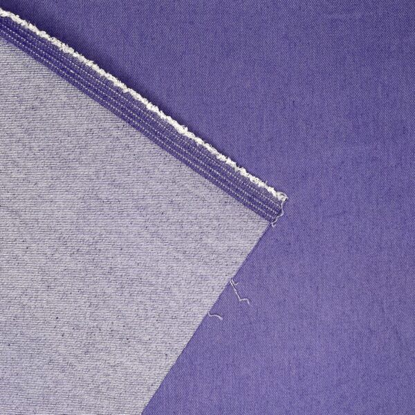 Denim bomuld/polyester fast vævet i lilla