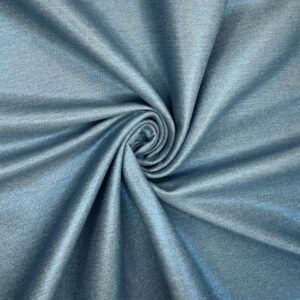 denim bomuld polyester metallic glimmer blå