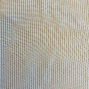 Bomuld/polyester fast vævet småstribet bæk og bølge i beige