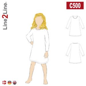 Line2Line-C500-T-shirt kjole - Børn