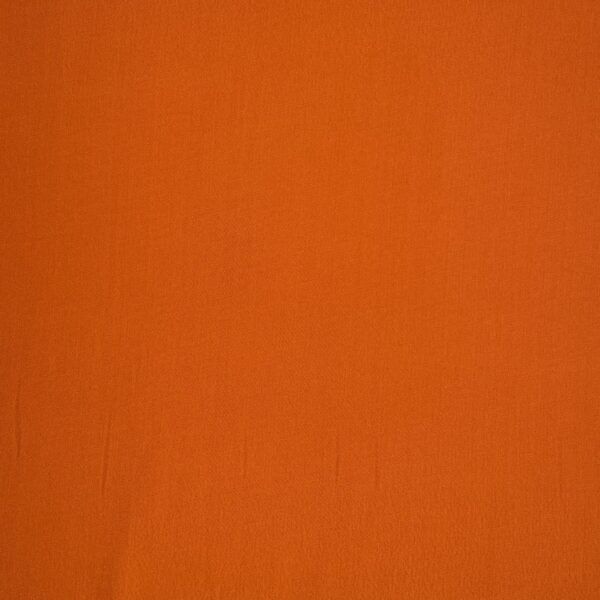 Viscose crepe i rust orange